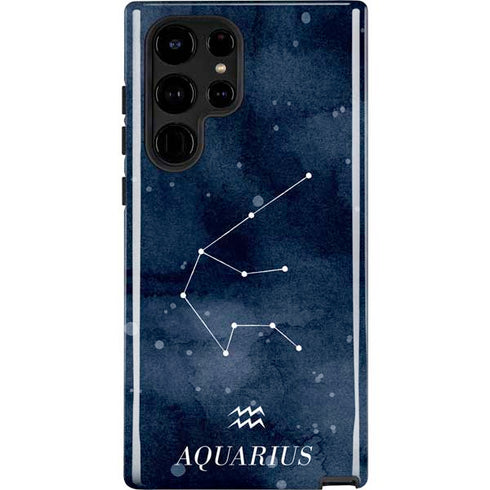 Aquarius Constellation Galaxy S25 Ultra Impact Case